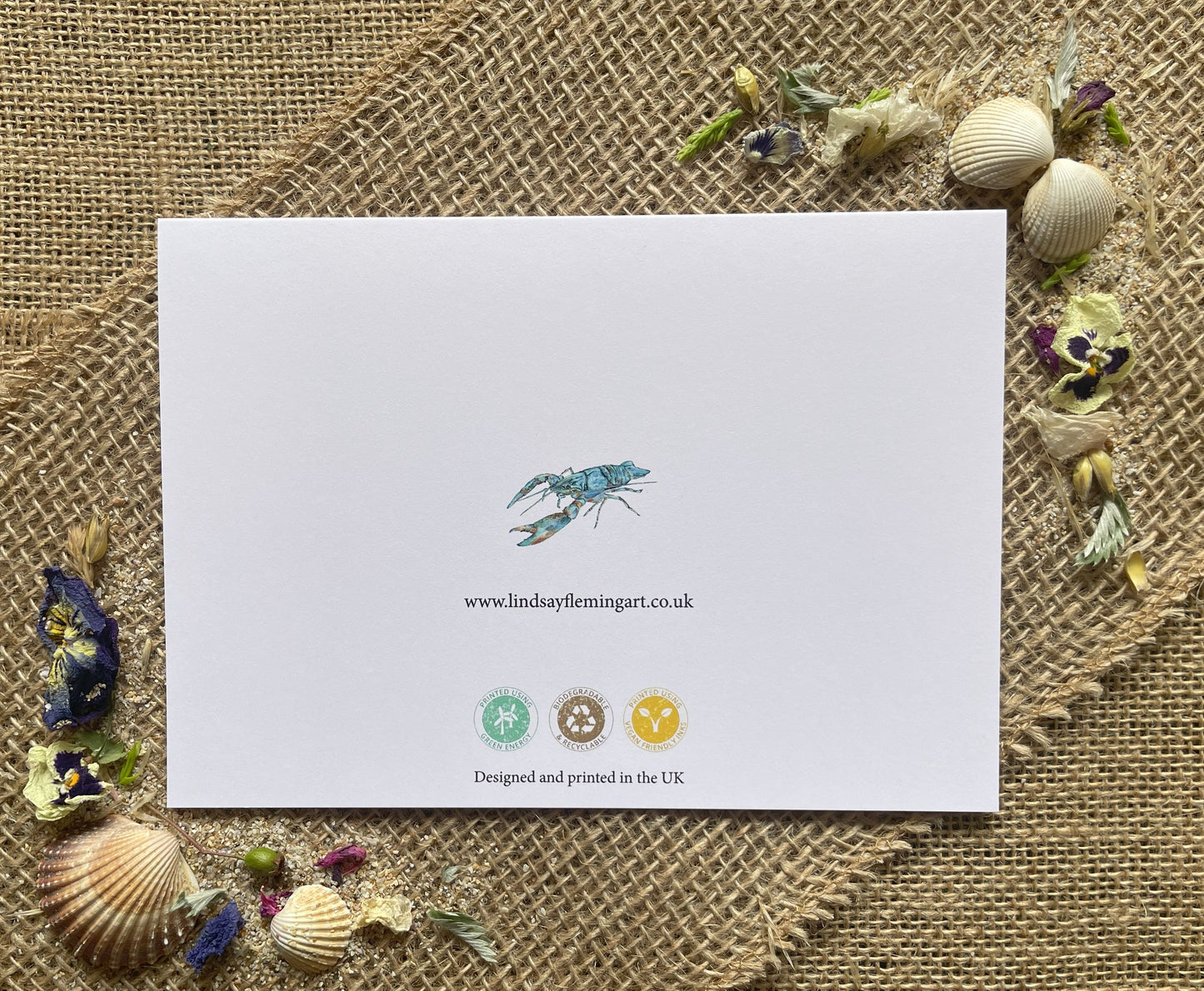 Lobster blues – card